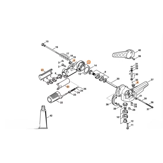 STIHL  Obudowa przekładni 6911 640 0500